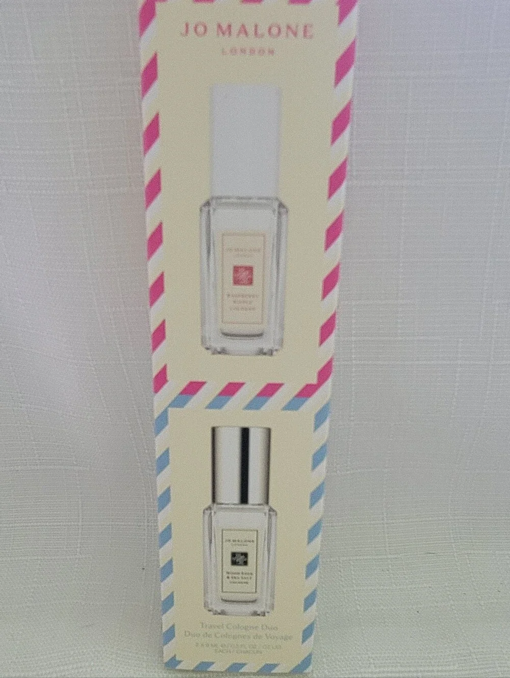 Jo Malone Pink & Blue Accent Travel Cologne Duo Packaging
